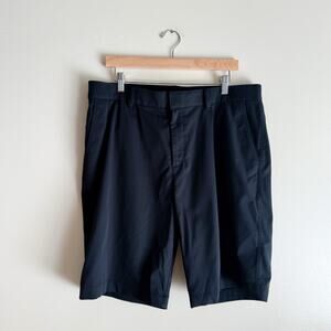 Nike Black Golf Tour Chino Dri Fit 10" Shorts Size 38 Golf Course Travel